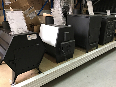 Дровяная печь Радуга ПО-1 черный